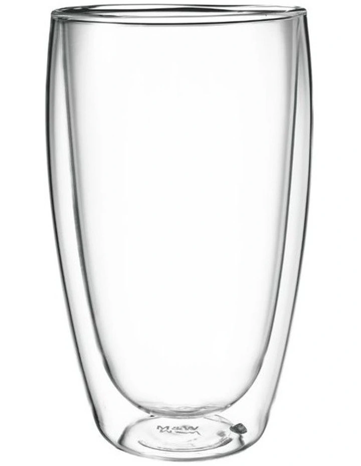 Blend Double Wall Cup 450ml Set of 2 in Clear image 3
