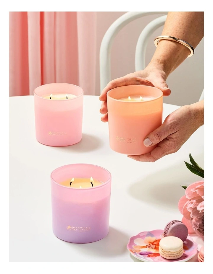Camilla Tuberose Scented Candle 370g Gift Boxed in Pink image 2