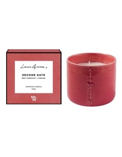Chapters Second Date Fragrance Candle 325g Red Currant & Cream Gift Boxed