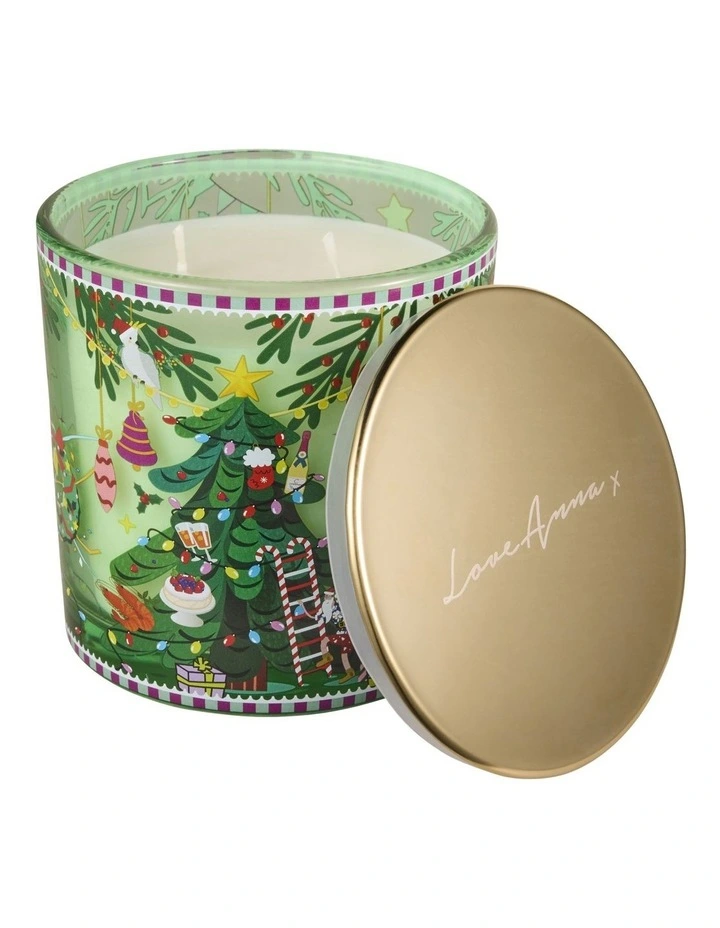 Festive Down Under Christmas Pine Fragrance Candle 600g image 3