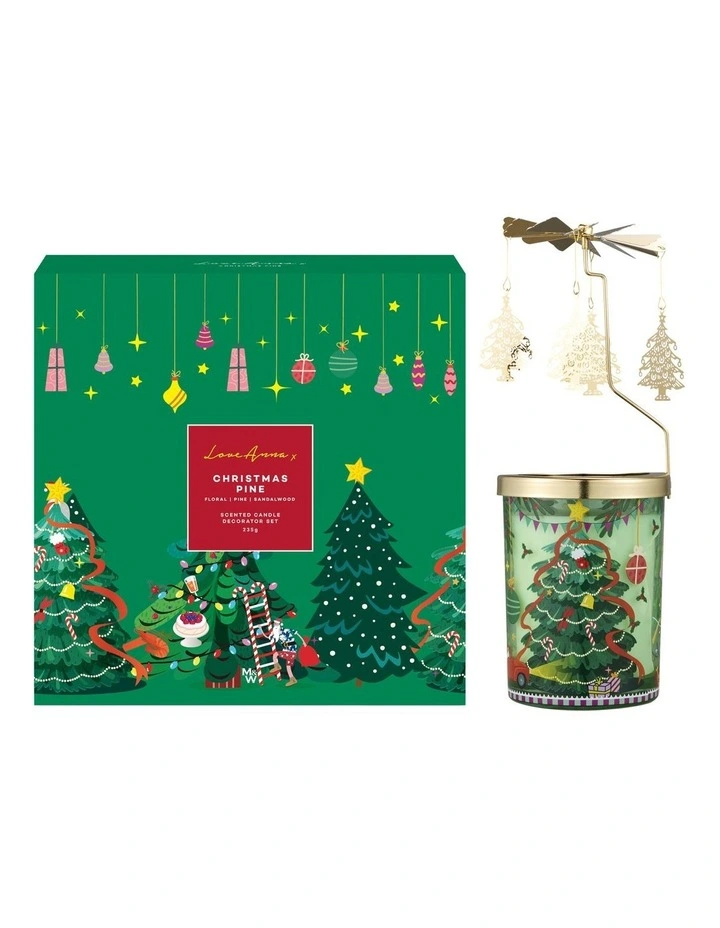 Festive Down Under Christmas Pine Fragrance Candle 235g image 1