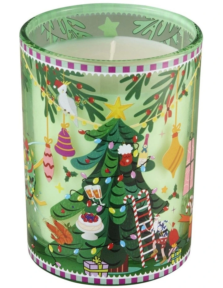 Festive Down Under Christmas Pine Fragrance Candle 235g image 2
