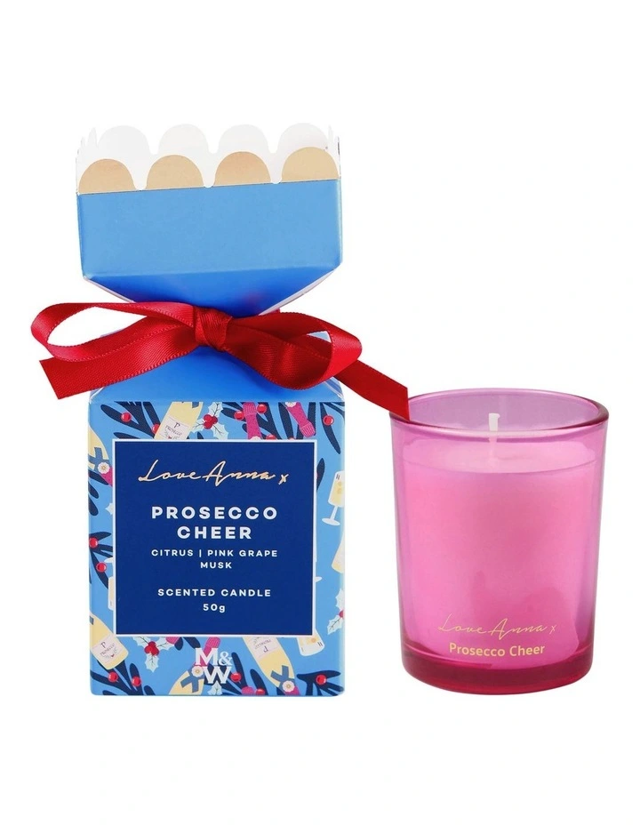 Festive Down Under Prosecco Cheer Fragrance Candle 50g image 1