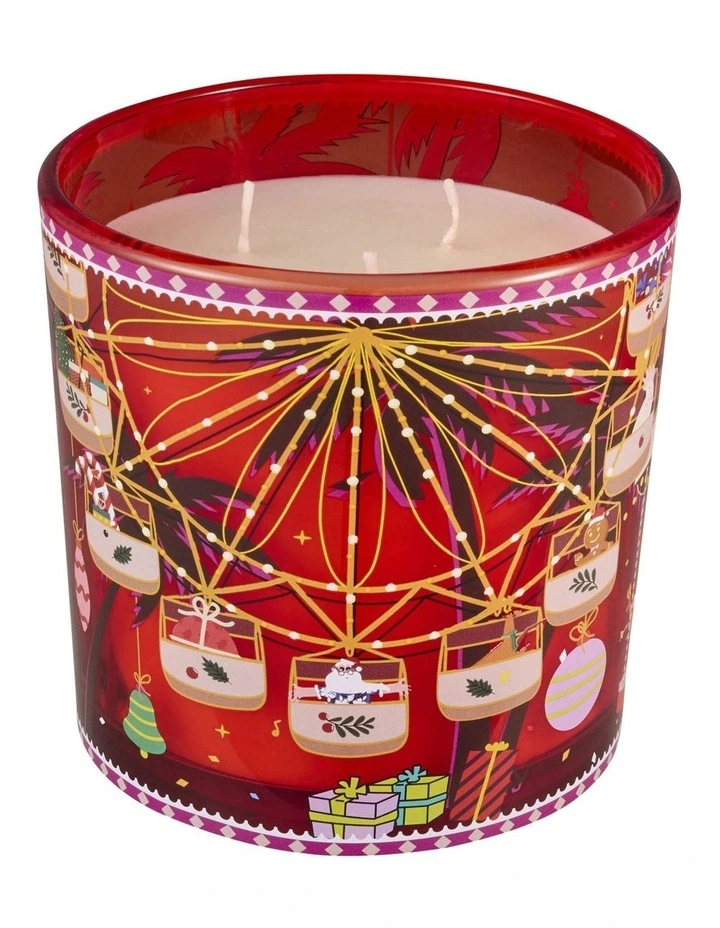 Festive Down Sweet Pudding Fragrance Candle 600g image 2