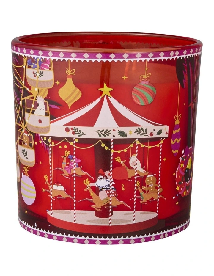 Festive Down Sweet Pudding Fragrance Candle 600g image 3