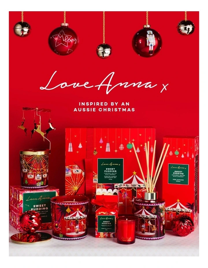 Festive Down Sweet Pudding Fragrance Candle 600g image 4