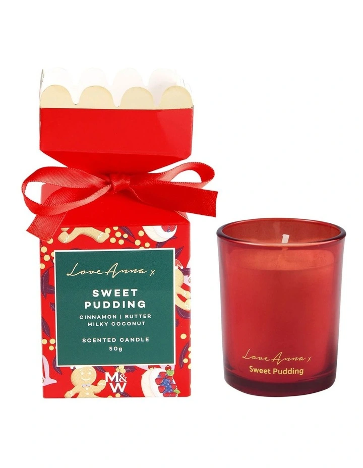 Festive Down Under Sweet Pudding Fragrance Candle 50g image 1