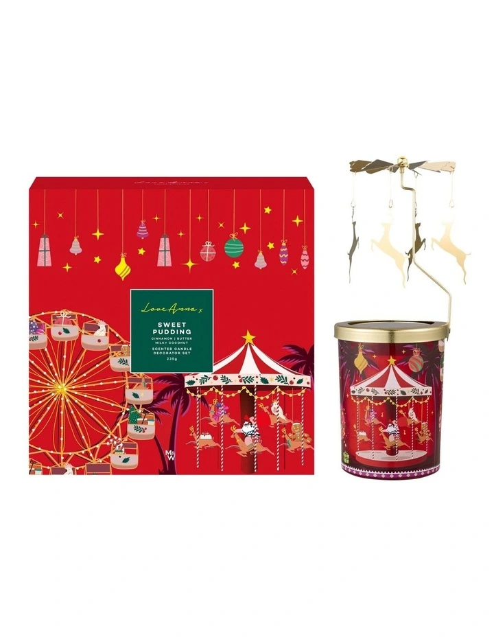 Festive Down Sweet Pudding Fragrance Candle 235g image 1