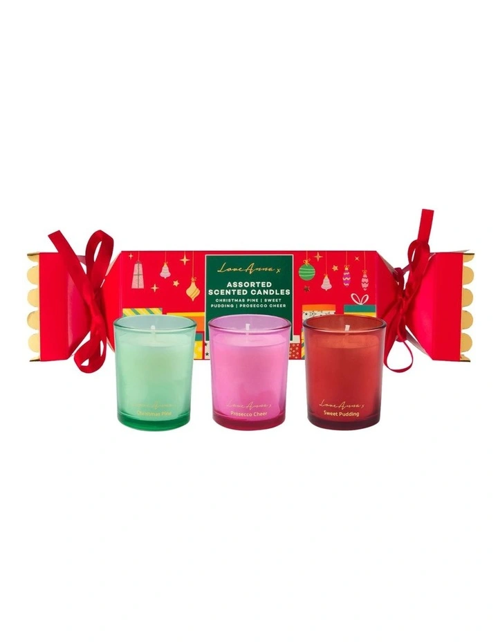 Festive Down Under Fragrance Candle 50g Set Of 3 in Multi image 1