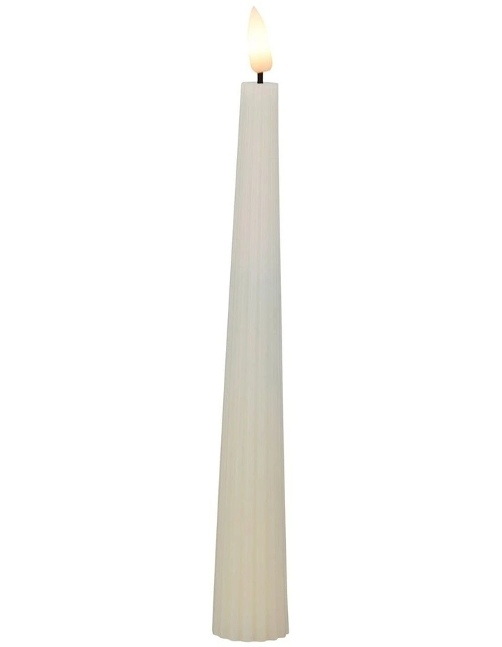 Let's Get Lit Linea LED Taper Candle Set of 2 image 2