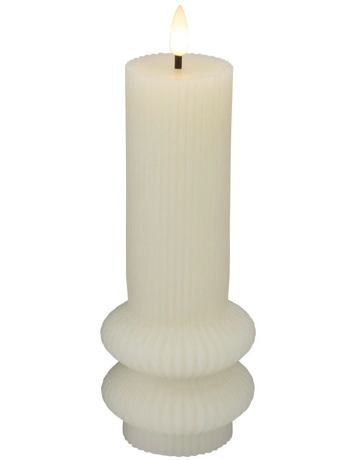 Let's Get Lit LED Sculptural Candle 7.5x18.5cm image 2