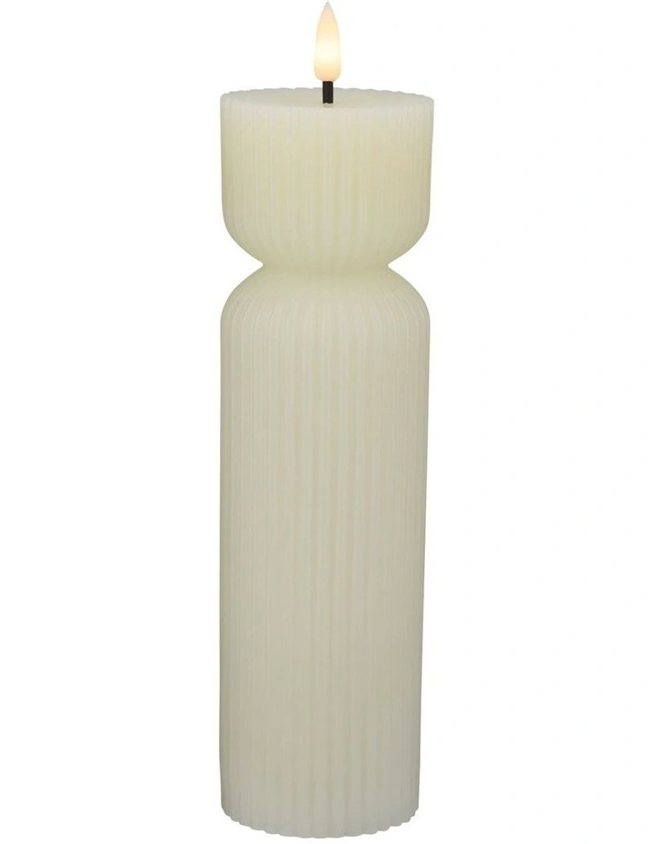 Let's Get Lit Linea LED Sculptural Candle 6.5x22cm image 1
