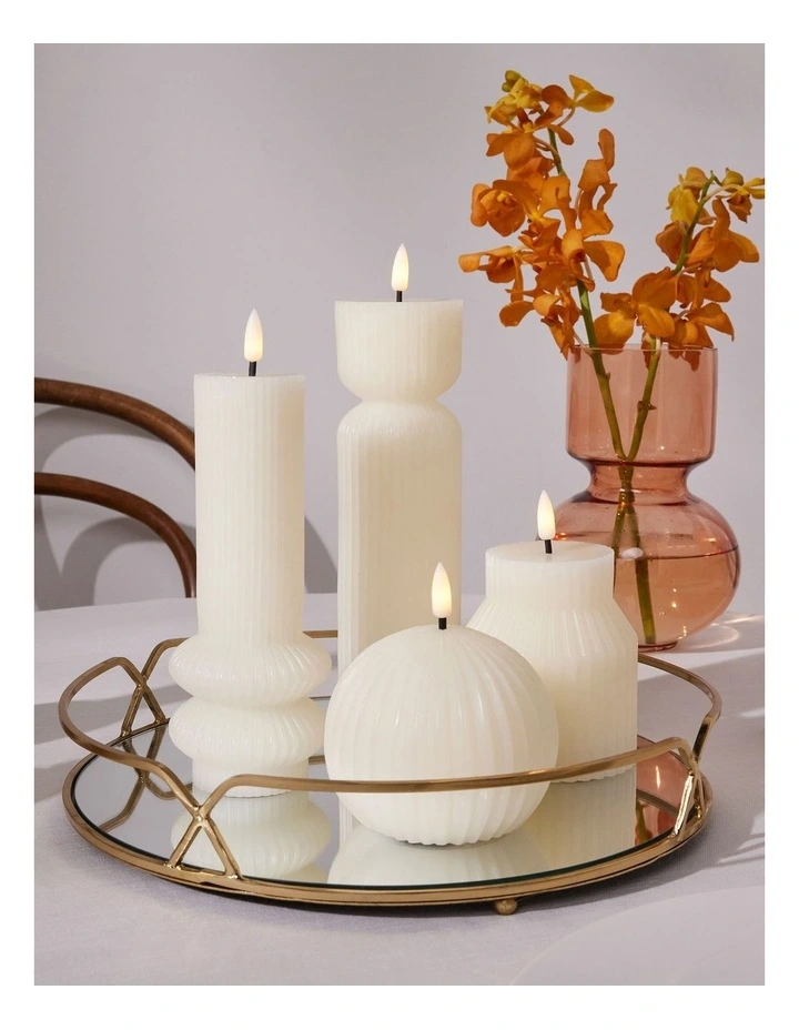 Let's Get Lit Linea LED Sculptural Candle 6.5x22cm image 3