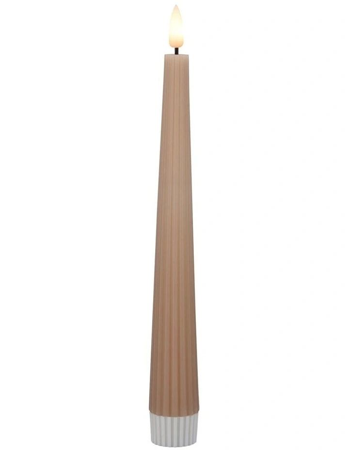 Let's Get Lit Linea LED Taper Candle Set of 2 22cm image 2