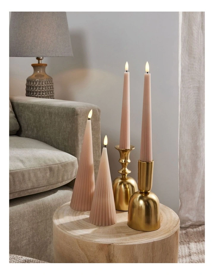 Let's Get Lit Linea LED Taper Candle Set of 2 22cm image 3