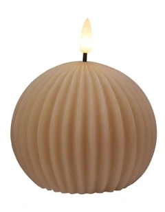 Let's Get Lit Linea LED Ball Candle 10x9cm