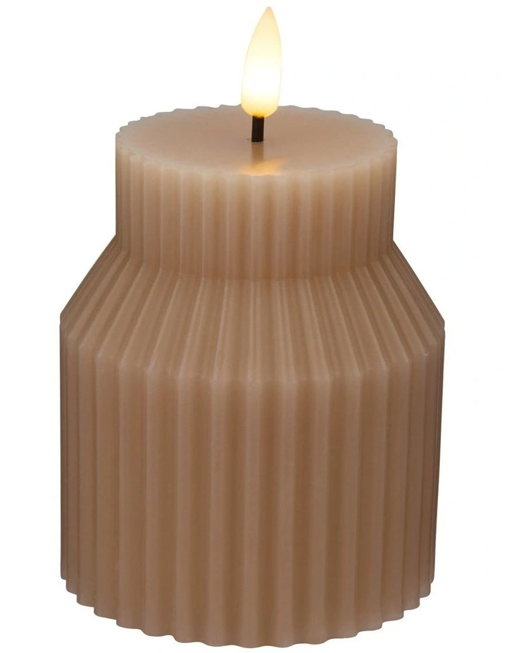Let's Get Lit Linea LED Sculptural Candle 8.5x10cm image 2
