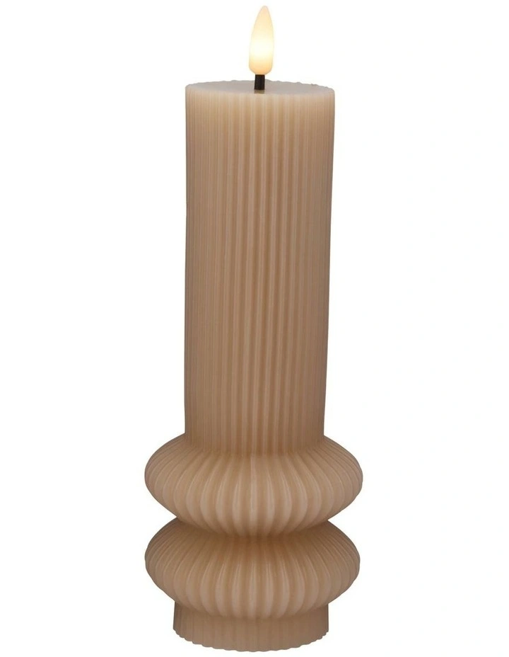 Let's Get Lit Linea LED Sculptural Candle 7.5x18.5cm image 1