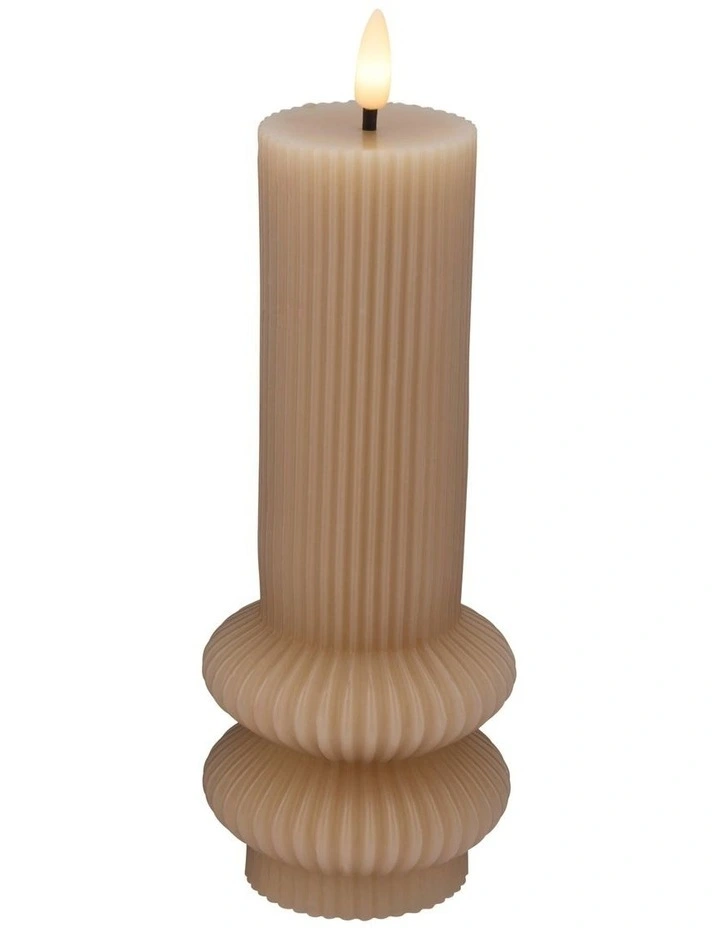 Let's Get Lit Linea LED Sculptural Candle 7.5x18.5cm image 2