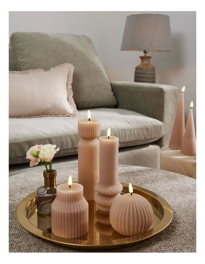 Let's Get Lit Linea LED Sculptural Candle 7.5x18.5cm image 4