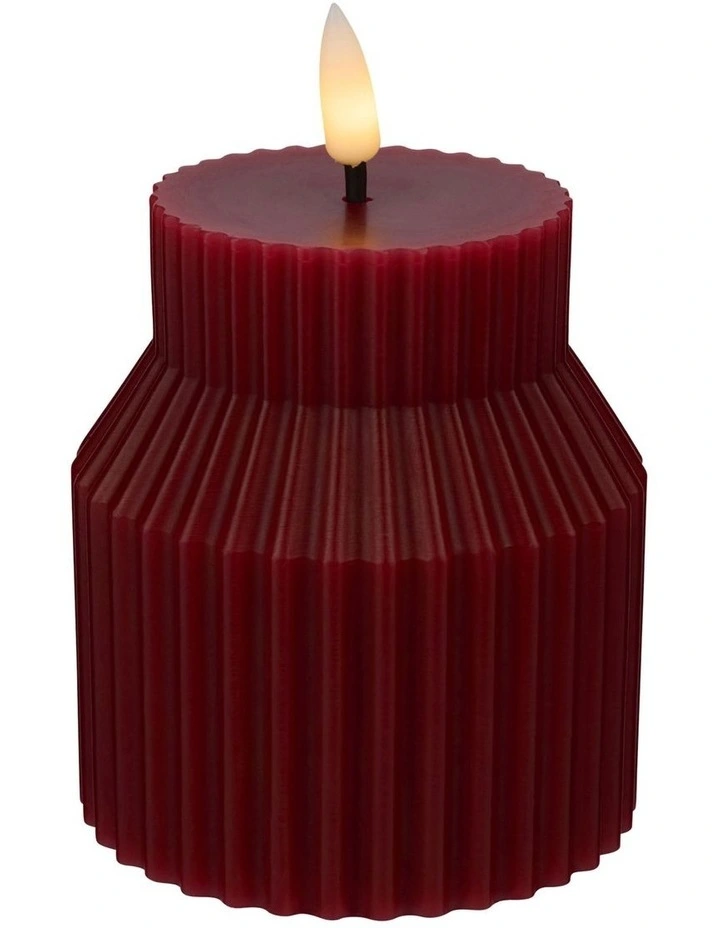 Let's Get Lit Linea LED Sculptural Candle 8.5x10cm image 2