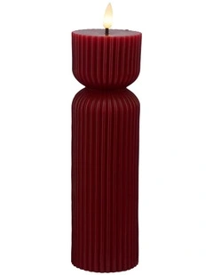 Let's Get Lit LED Sculptural Candle 6.5x22cm