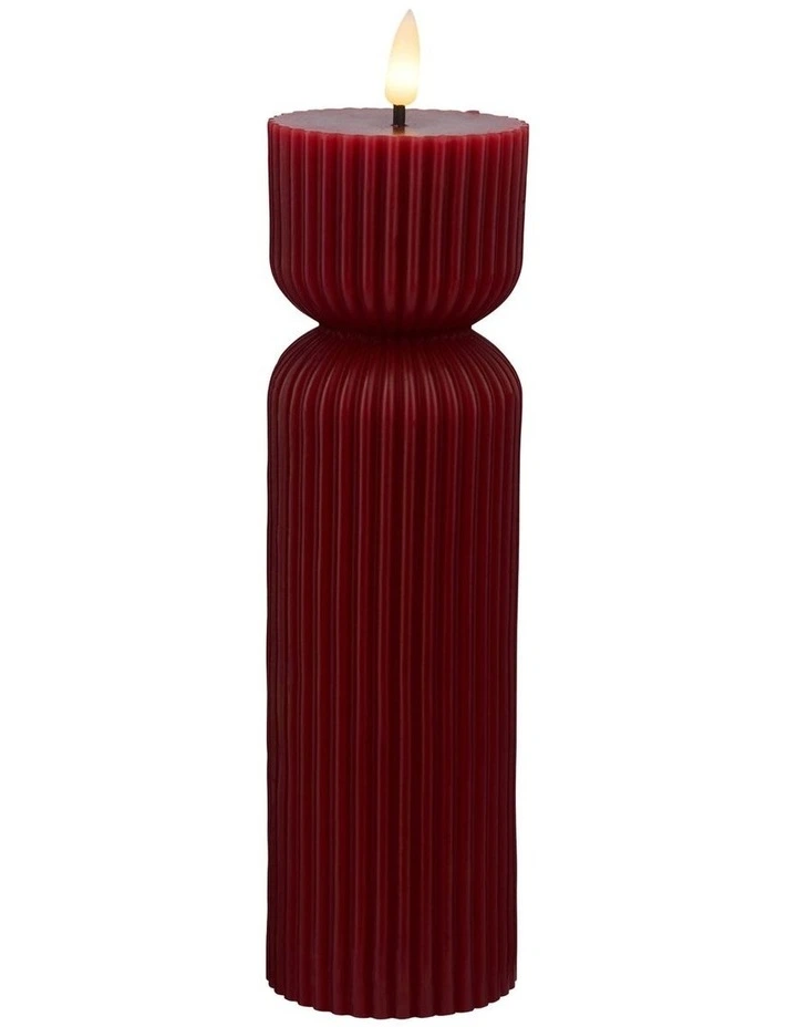 Let's Get Lit LED Sculptural Candle 6.5x22cm image 1