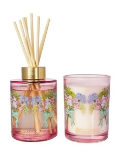Cherish Guava and Lychee Candle 250g and Diffuser 300ml Set Gift Boxed