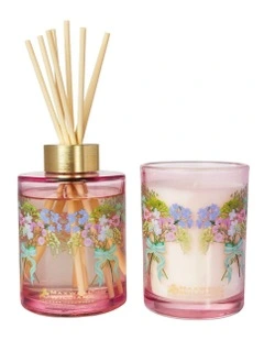 Cherish Guava and Lychee Candle 250g and Diffuser 300ml Set Gift Boxed