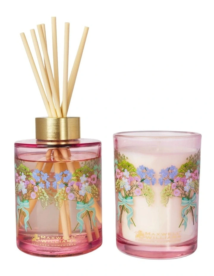 Cherish Guava and Lychee Candle 250g and Diffuser 300ml Set Gift Boxed image 1