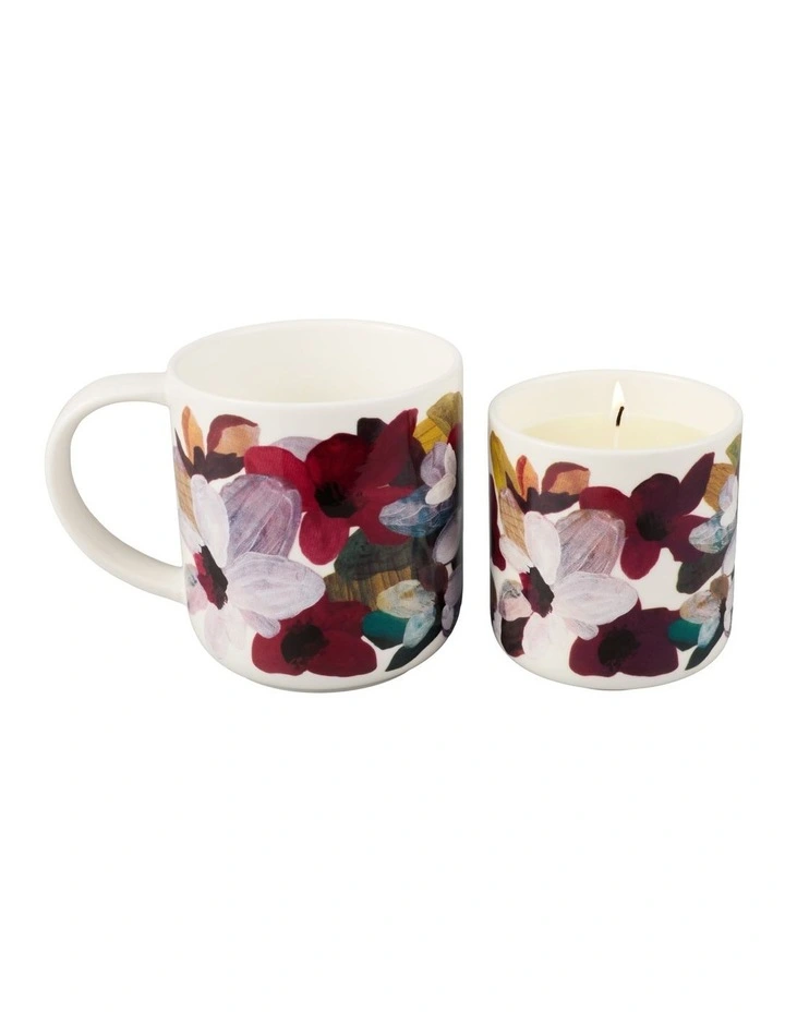 Prudence De Marchi Magnolia Jasmine Aloie Candle & Mug Gift Set 200g & 350ml image 3