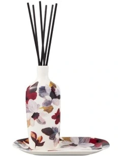 Prudence De Marchi Magnolia Jasmine Aloe Diffuser And Tray Set 200ml, 17x8cm