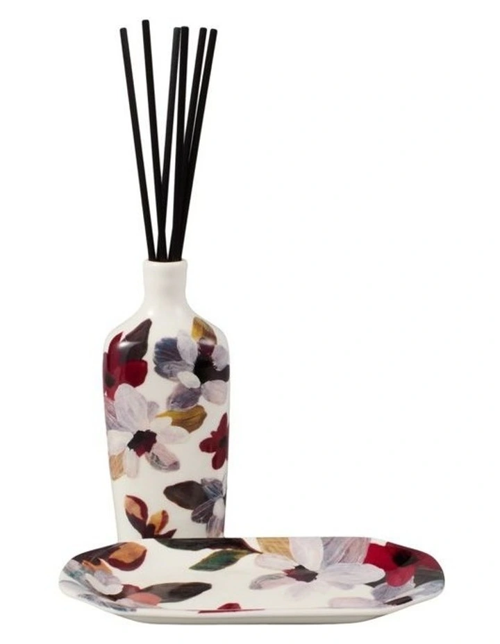 Prudence De Marchi Magnolia Jasmine Aloe Diffuser And Tray Set 200ml, 17x8cm image 2