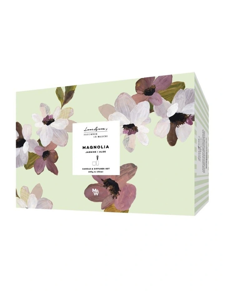 Prudence De Marchi Magnolia Jasmine Aloe Candle And Diffuser 200g, 200ml image 7