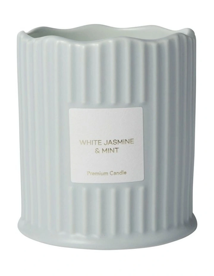 Royal Botanic Gardens Foxglove Fragrance Candle 230g White Jasmine & Mint GB image 1