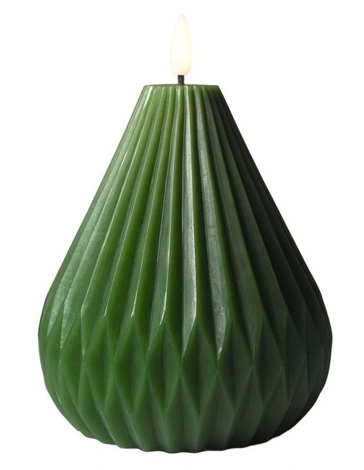 Let's Get Lit Christmas Candle Pear 12x14cm Pine Gift Boxed image 1