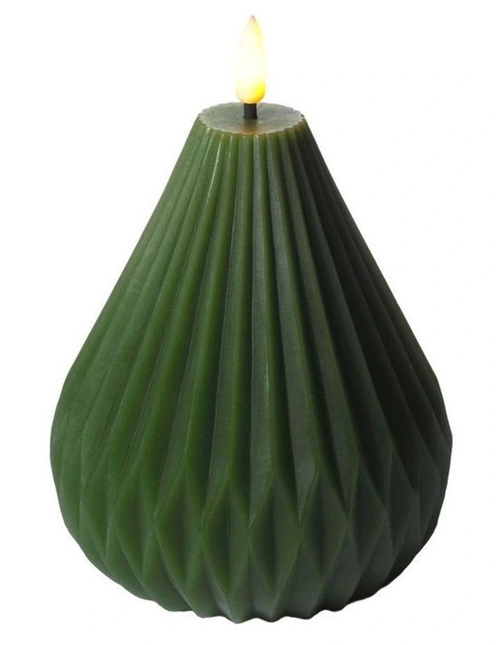 Let's Get Lit Christmas Candle Pear 12x14cm Pine Gift Boxed image 2