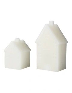 Let's Get Lit Christmas Led House 6x8cm Assorted Set of 2 Gift Boxed
