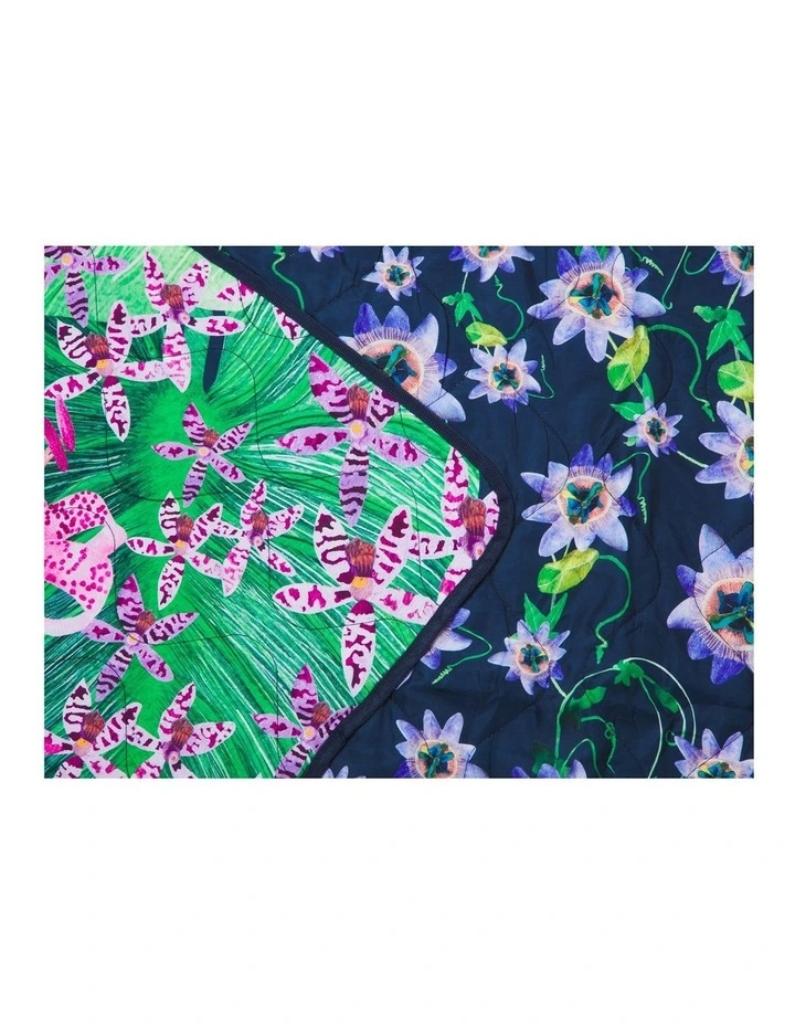 Tropical Twilight Reversible Picnic Blanket 200x150cm image 3