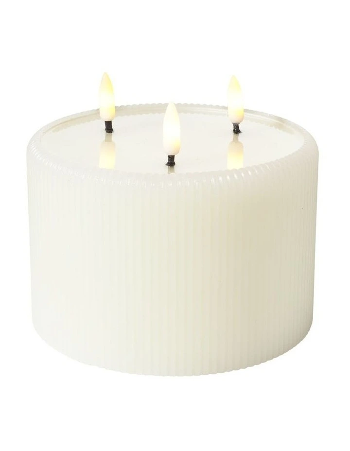 Let's Get Lit Candle 3 Wick 15x10cm Natural Gift Boxed image 2