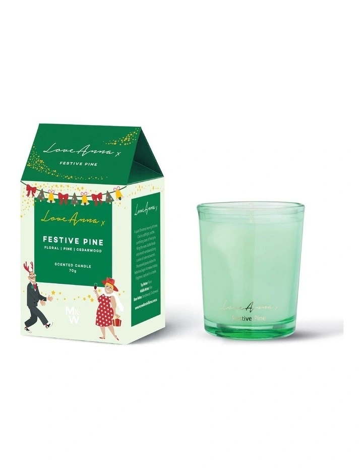 Jolly Folk Festive Pine Fragrance Candle 50g House Gift Boxed image 1