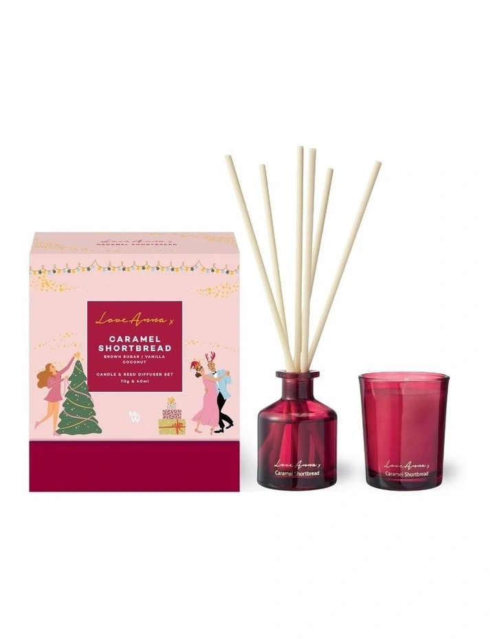 Jolly Folk Caramel Shortbread Candle & Diffuser Set 70g & 40ML GB image 1