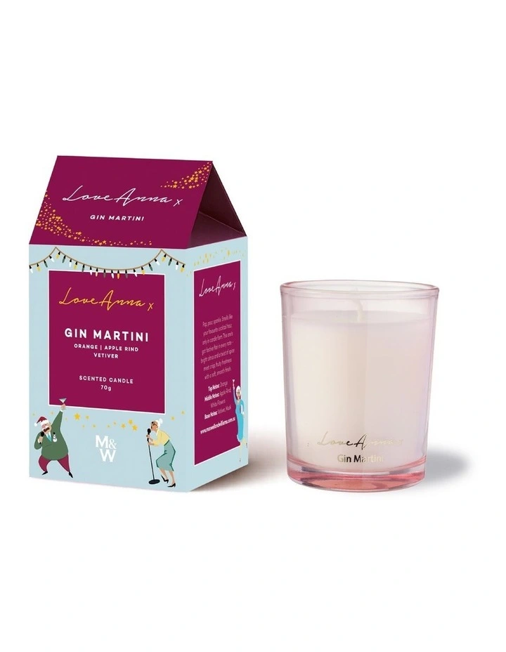 Jolly Folk Gin Martini Fragrance Candle 50g House Gift Boxed image 1