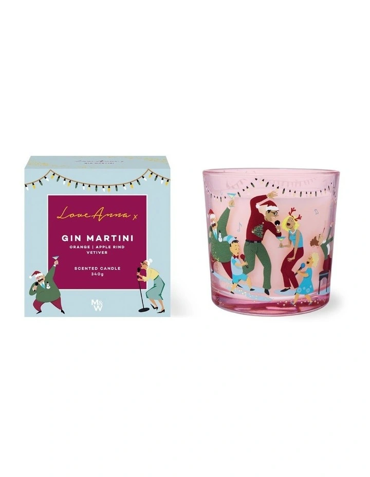 Jolly Folk Gin Martini Fragrance Candle 340g Gift Boxed image 1