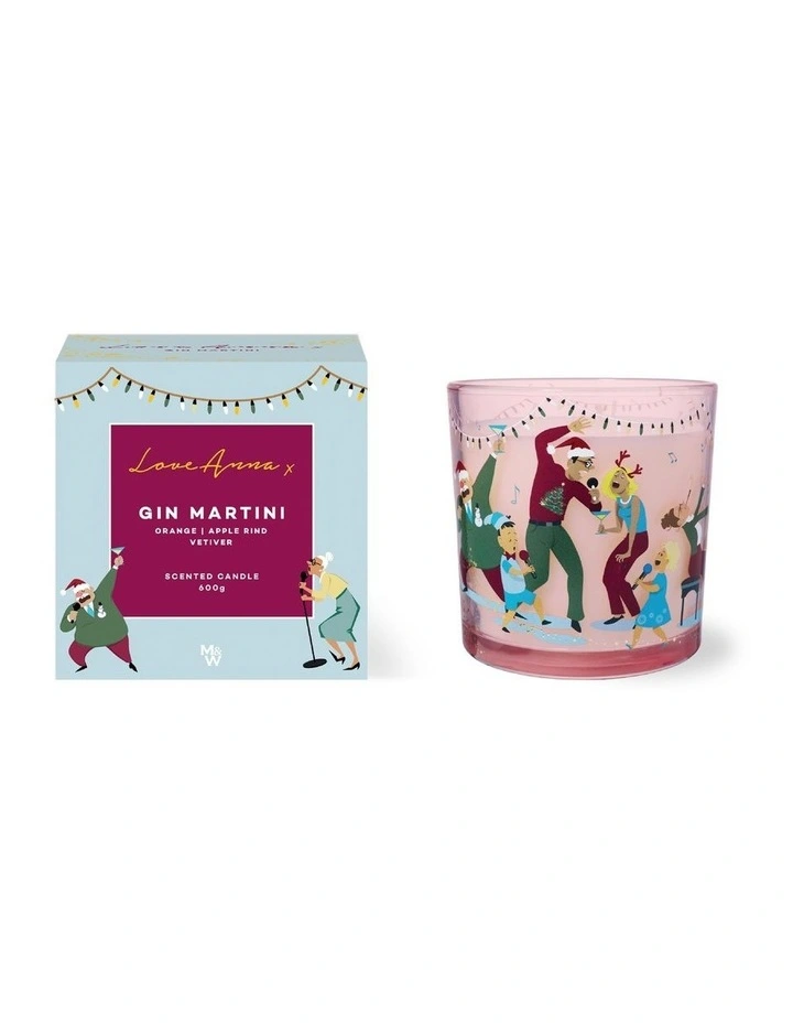 Jolly Folk Gin Martini Fragrance Candle 600g Gift Boxed image 1