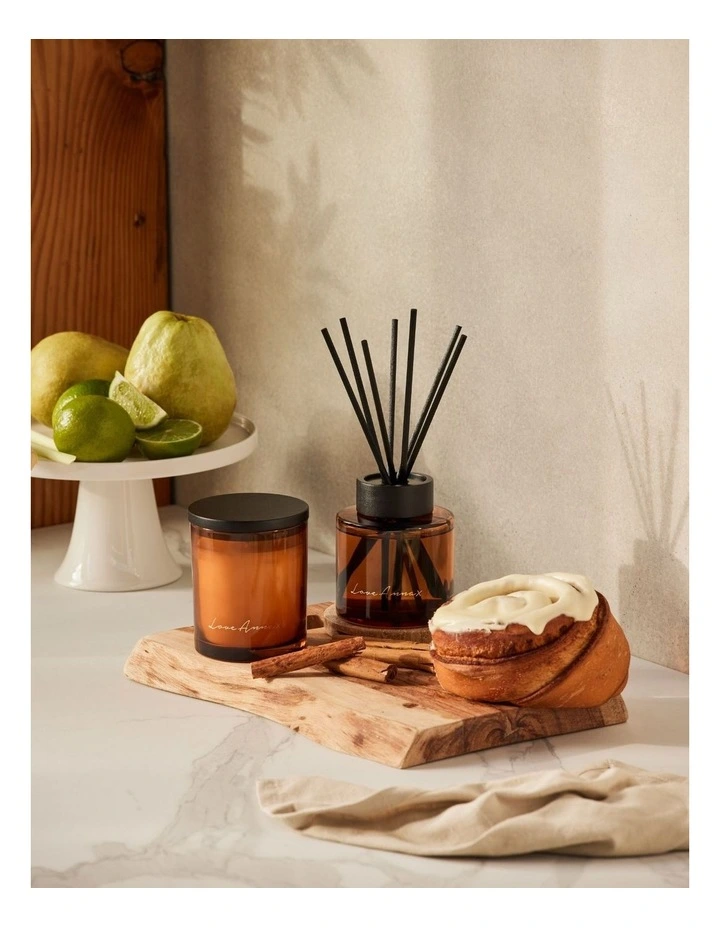 Kitchen Delights Fragrance Candle 205g Cinnamon Scroll Gift Boxed image 3