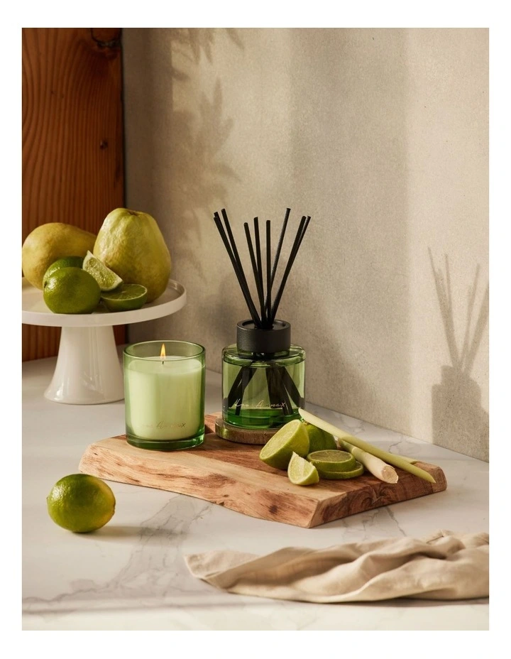 Kitchen Delights Fragrance Candle 205g Lemongrass Gift Boxed image 3