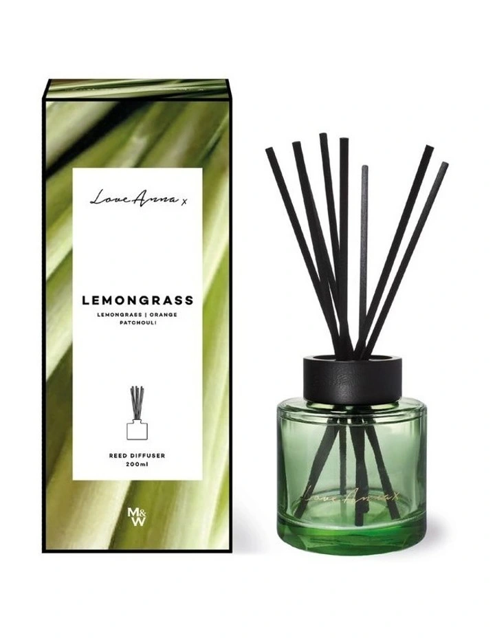Kitchen Delights Diffuser 200ML Lemongrass Gift Boxed image 1