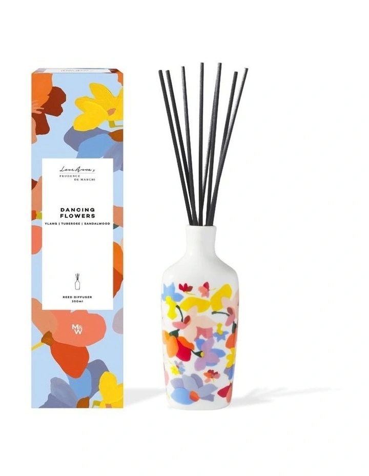 Prudence De Marchi Dancing Flowers Diffuser 350ML Gift Boxed image 1