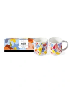Prudence De Marchi Dancing Flowers Candle & Mug Giftset 180g & 350ML GB